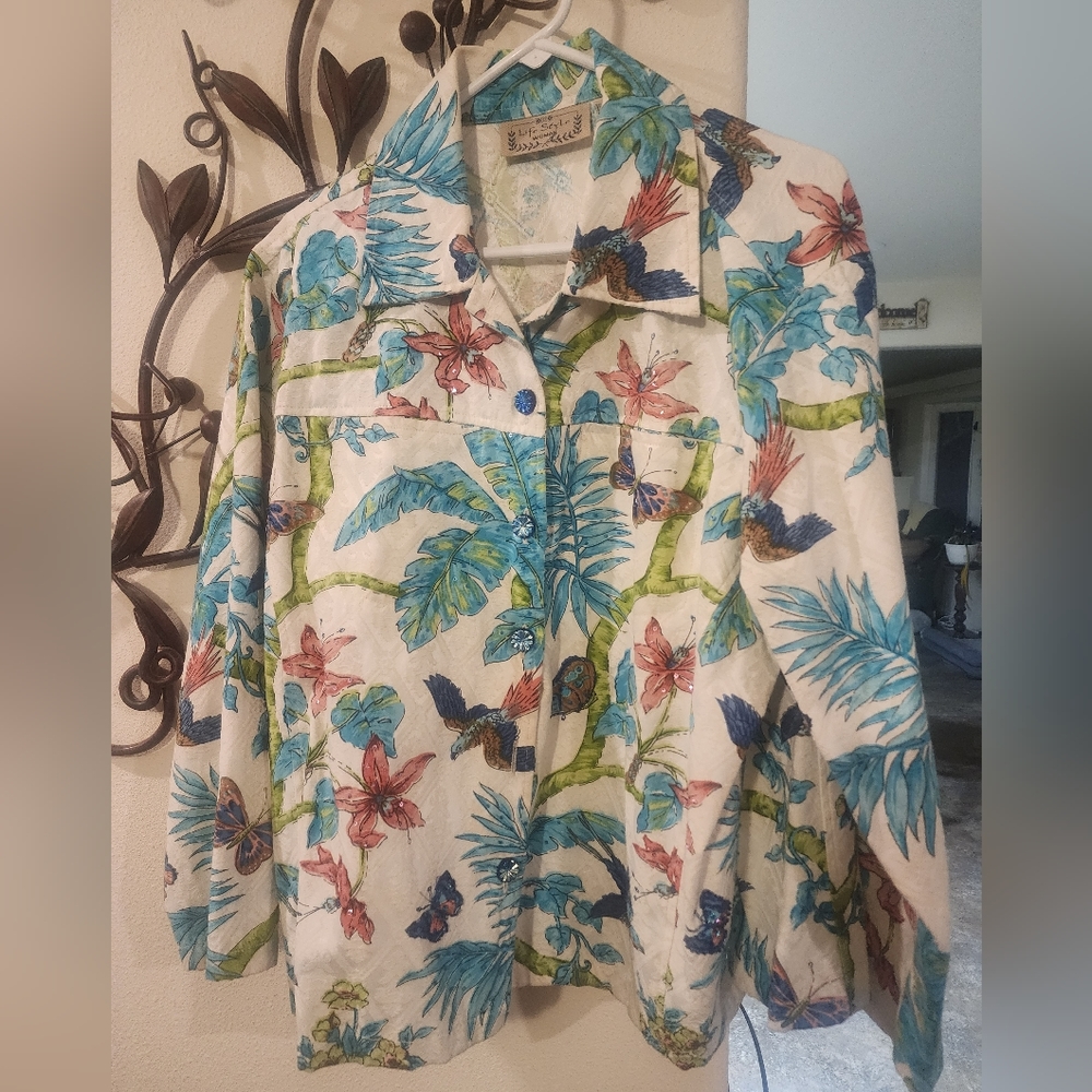 Beautiful life style woman jacket. 1x